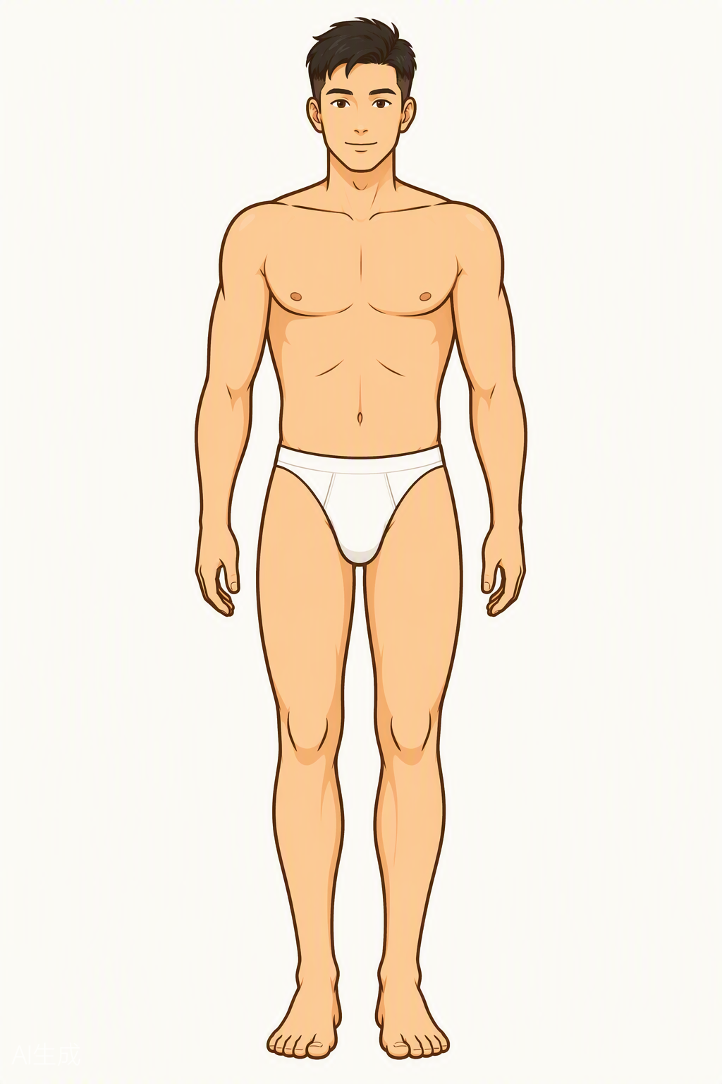 正面示意